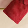 thumbnail image 5 of TOWED22 Baby Girl Fall Winter Clothes 3 Pieces Sets Long Sleeve Round Neck Floral Jumpsuit Romper Print Pants Headband Outfits Set(Red,12-18 M), 5 of 9