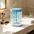 thumbnail image 4 of Transparent Water Repellent Travel Storage Bag with Star Pattern, Large Capacity PVC Toiletry Cosmetic Bag, Portable Leakproof Makeup Organizer, 4 of 6