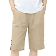 thumbnail image 3 of Bovxnpu Girls Summer Capris Wide Leg Pants Casual Girls Summer Capris Casual with Pockets Elastic Waist Pants, 3 of 9