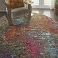 thumbnail image 6 of Nourison Celestial Abstract Sunset 7'10" x round Area Rug, (8 Round), 6 of 8