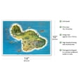 thumbnail image 2 of The Island of Maui Hawaii - Vintage Pictorial Map by Ray Lanterman c.1962 - Master Art Print 10in x 14in, 2 of 4