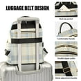 thumbnail image 4 of ALAZA Light Checkered Womens Travel Laptop Backpack Large Daypack Ladies Shoulder Bags M, 4 of 7