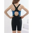 thumbnail image 3 of Charmo Girls One Piece Swimsuit Boyleg Athletic Bathing Suit Training Swimwear Size 8-16, 3 of 7
