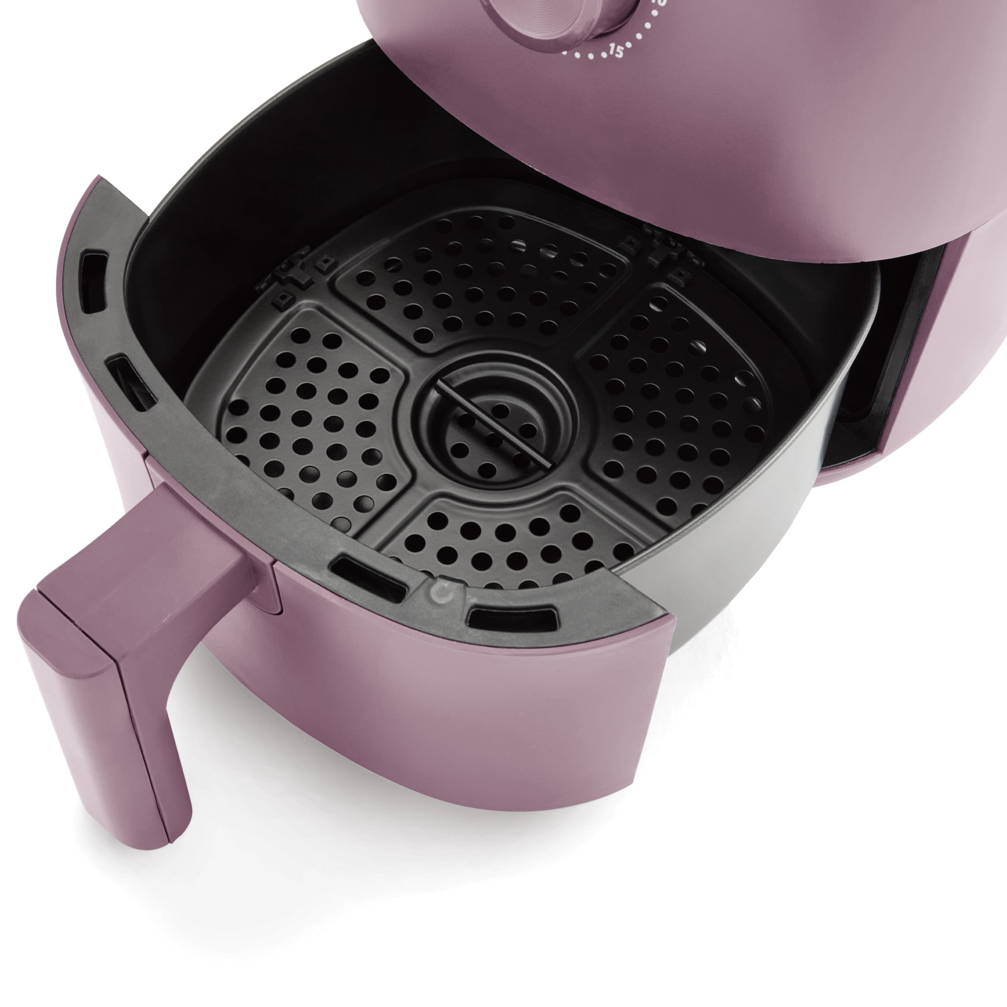 Mainstays 2.2 Qt Air Fryer, Enchanting Purple, Auto Shutoff