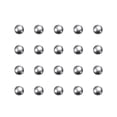 thumbnail image 1 of Unique Bargains 1/8' Chrome Steel Bearing Balls G25 Precision 100 Pack, 1 of 4