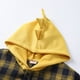 thumbnail image 2 of Gibobby Camisas De Vestir Niños pequeños de manga larga a cuadros estampados Tops camisa abrigo Sudadera con capucha conjunto de ropa para niños ropa(Amarillo, 2-3 Años), 2 of 5