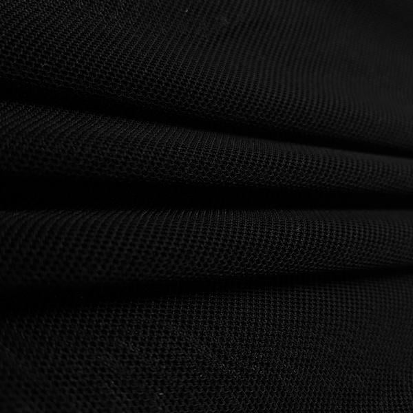 Dark Chocolate Stretch Mesh Netting Fabric Pre-Cut. Dark Brown Power Mesh Fabric Roll