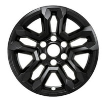 Coast To Coast IMP502BLK; Wheel Skin; IMPOSTOR ®; 18 Inch; 5 Double Spokes; Snap-On
