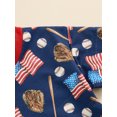 thumbnail image 6 of Bagilaanoe 4th of July Newborn Baby Girl Boy Rompers Print Short Sleeve Bodysuit 3M 6M 12M 18M Infant One Piece Short Jumpsuit for Independence Day, 6 of 7