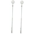 thumbnail image 3 of FENGGUIQU 2pcs Undercarriage Inspection Mirror Stainless Steel Silver Extendable Tool for Automotive Repair, 3 of 8