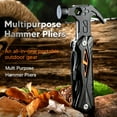 thumbnail image 6 of Father's Day Gifts for Men Dad, 18-in-1 Multitool Hammer with Pliers, Knife, Screwdriver, Portable Survival Gear for Camping, Hiking, Home Repair, Cool Gadgets for Men, 6 of 9