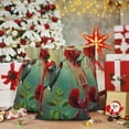 thumbnail image 6 of Easygdp Hummingbird Floral Paradise Gift Bags, Burlap Bags, Christmas, Holiday Gift Wrap Christmas Bags for Gifts Christmas Sacks for Presents-Medium, 6 of 9