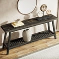 thumbnail image 2 of Tribesigns 71" Extra Long Console Table for Entryway, Farmhouse Console Entryway Table for Hallway, Entrance, Living Room, 2 of 7