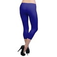 thumbnail image 3 of Vivian's Fashions Capri Leggings - Cotton, Lace Trim (Junior/Junior Plus Sizes), 3 of 4