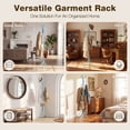 thumbnail image 3 of HONEIER Coat Rack, 68.9" Metal Coat Rack Stand with 12 Hooks Standing Coat Rack for Entryway Bedroom Living Room, Blue, 3 of 9