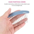 thumbnail image 4 of 12Pcs Hair Side Combs, French Hair Side Comb, Acrylic Metal Side Hair Comb, U Shape Teeth Alloy Paint Hair Pin, Hair Bun Updo Hairpin for Women and Girls, 4 of 5
