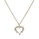 thumbnail image 1 of Fashion Hollow Out Heart Shape Pearl Pendant Necklaces for Women Clavicle Chain Choker Necklace Girl, 1 of 4