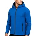 thumbnail image 2 of Miqool Mens Lightweight Hooded Waterproof Rain Jacket Breathable Windbreaker Rain Coats for Outdoor Mountain Hiking, 2 of 6