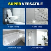 Bell + Howell Scrubtastic Pro Electric Spin Scrubber, Electric Shower Scrubber, Rechargeable, Multipurpose Extendable Tile Cleaner, Floor & Grout Bathtub Power Scrubber with 3 Rotating Brush Heads