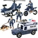 thumbnail image 2 of 8 PCS POLICE POLLO Patrol Vehículos de juguete y figuras de juego - Helicóptero, camión SWAT, Moto Liberty Imports Liberty Imports, 2 of 2