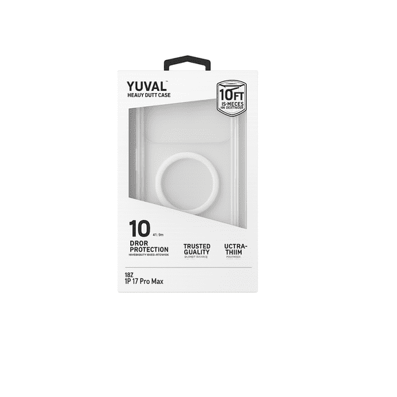 vAcessorize iPhone 17 Pro Max Clear Case, 10ft Drop Protection, MagSafe Compatible, Ultra Thin Slim Fit with Corner Grip & Raised Sides