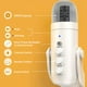 thumbnail image 4 of Micrófono USB ZealSound K66 blanco para teléfono, ordenador y ordenador, 4 of 7