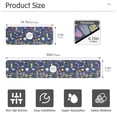 thumbnail image 3 of Yayeee Faucet Mat for Kitchen Sink 14.7" Diatomite Long Splash Guard Pad, Vibrant Ocean Pattern, 3 of 7
