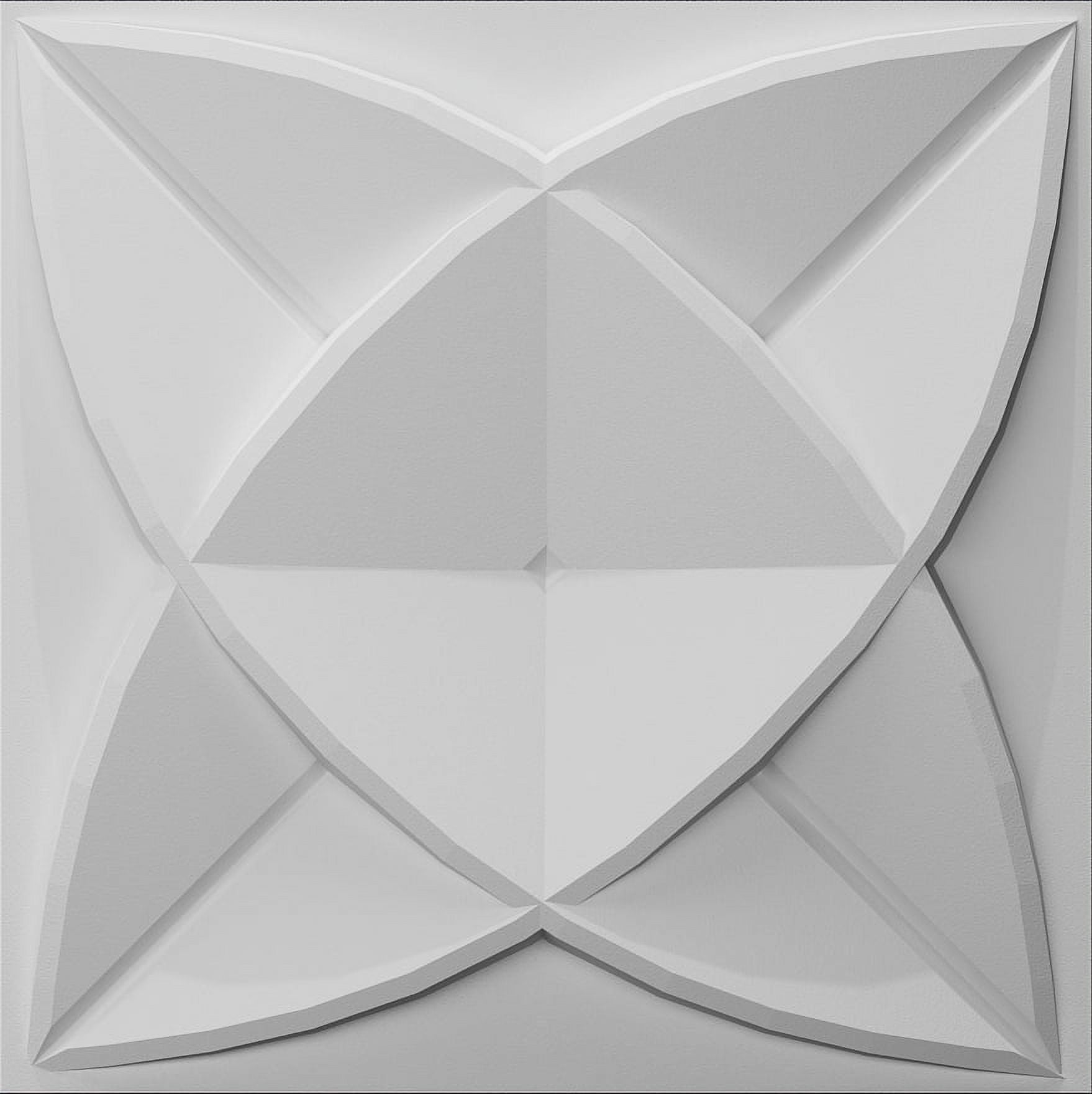 Art3d Flower 11.8 in. x 11.8 in. PVC Textured 3D Wall Panels (33-Pack)