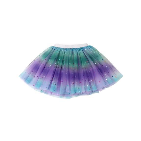 Baby Girl Tutu Skirt Purple Rainbow Princess Ballet Dress for 6-18 Month
