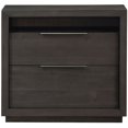 thumbnail image 3 of Modus Table de Chevet Oxford 2 Tiroirs en Basalte Gris, 3 of 4