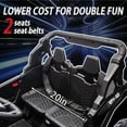 thumbnail image 6 of Xuanlur 24V 7AH 2 Seater Ride on Toys for Big Kids w/ 20" Large Seat, Remote Control, Bluetooth, 2X200W Powerful Motors, MP3, Lights, Power Car Wheels for Boys Girls, Black, 6 of 8