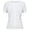 White, variant on Girls Tshirts Girls Short Sleeve Pink Shirt Crew Neck Ribbed Knit Girls Basic Tees Kids Clothes Girls Size 9-10 Years