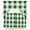 White Dark Green, variant on Aqua White Buffalo Check Swag Valances for Windows, Farmhouse Plaid Modern Geometric Kitchen Valance Rod Pocket Window Treatment, Bathroom Swag Curtain Panel for Living Room, 56 x 36 inch
