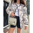 thumbnail image 3 of Chaqueta cálida de algodón acolchado con estampado de manga larga de moda urbana para mujer, 3 of 6
