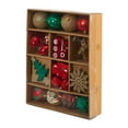 thumbnail image 3 of Nearly Natural Holiday Deluxe Shatterproof, 25 Count Christmas Tree Ornament Box Set, Re-Useable Container, Assorted, 3 of 5