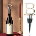 thumbnail image 3 of pvdgvd 26 English Alphabet Wine Stoppers, Alloy & Food-Grade Material, Reusable for Wine Bottles, Ideal Party Favors & Table Decor, 3 of 5