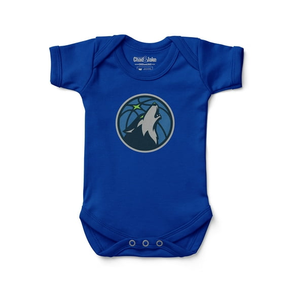 Newborn & Infant Chad & Jake Royal Minnesota Timberwolves Primary Logo Bodysuit