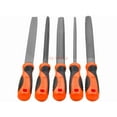 thumbnail image 4 of 5pcs T12 Carbon Steel Rasp File Set Grinder Half Round Flat Metal Work, 4 of 6