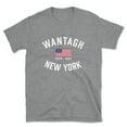 thumbnail image 1 of Wantagh New York Patriot Men's Cotton T-Shirt, 1 of 1