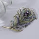 thumbnail image 3 of Broche para mujer ANGGREK laca con gota de agua diamantes de imitación decoración animal, 3 of 8