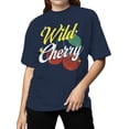 thumbnail image 2 of Wild Cherry Retro Design Women's T-shirt, 2 of 3