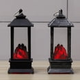 thumbnail image 5 of Lámpara de viento navideña, simulación de carbón negro, lámpara de fuego, chimenea, pequeña lámpara de viento, lámpara de llama, decoración, 5 of 5