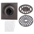 thumbnail image 2 of Floor Drain, Easy Installation Grey Finish 10 X 10cm Square Fine Workmanship Rust  Shower Drain  for Garage, 2 of 8
