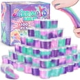 thumbnail image 1 of Set de vasos Slime BYONEBYE con temática de sirena, paquete de 100 unidades para niños, 1 of 7