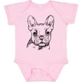 thumbnail image 3 of Inktastic French Bulldog Portrait Boys or Girls Baby Bodysuit, 3 of 5