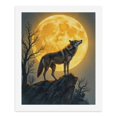 thumbnail image 5 of Paint by Numbers Kit for Adults, Wolf Howling Full Moon Night Scene Paint by Numbers, Easy Paint by Numbers Kit for Adults Beginner, DIY Adult Paint by Number Kits on Canvas, Home Decor, 5 of 7