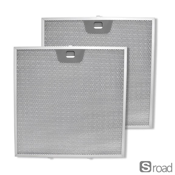 Range Hood Grease Filter 2-Pack, Aluminum Washable Mesh Filters 12x12 Inches, Replacement For GE JVW5301 Series & Compatible Models, Easy To Clean
