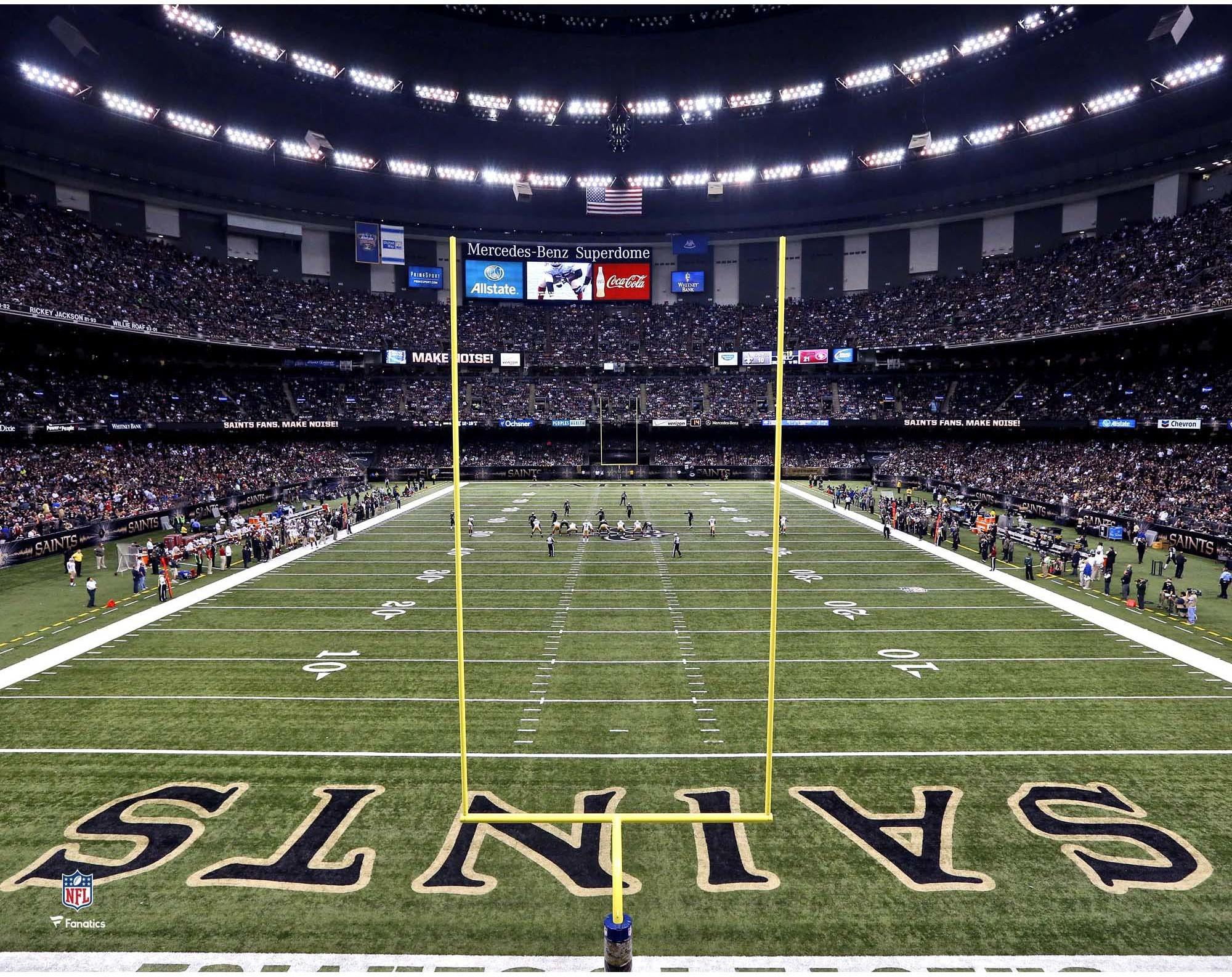 New Orleans Saints Unsigned Mercedes Benz Superdome Photograph Walmart Com Walmart Com