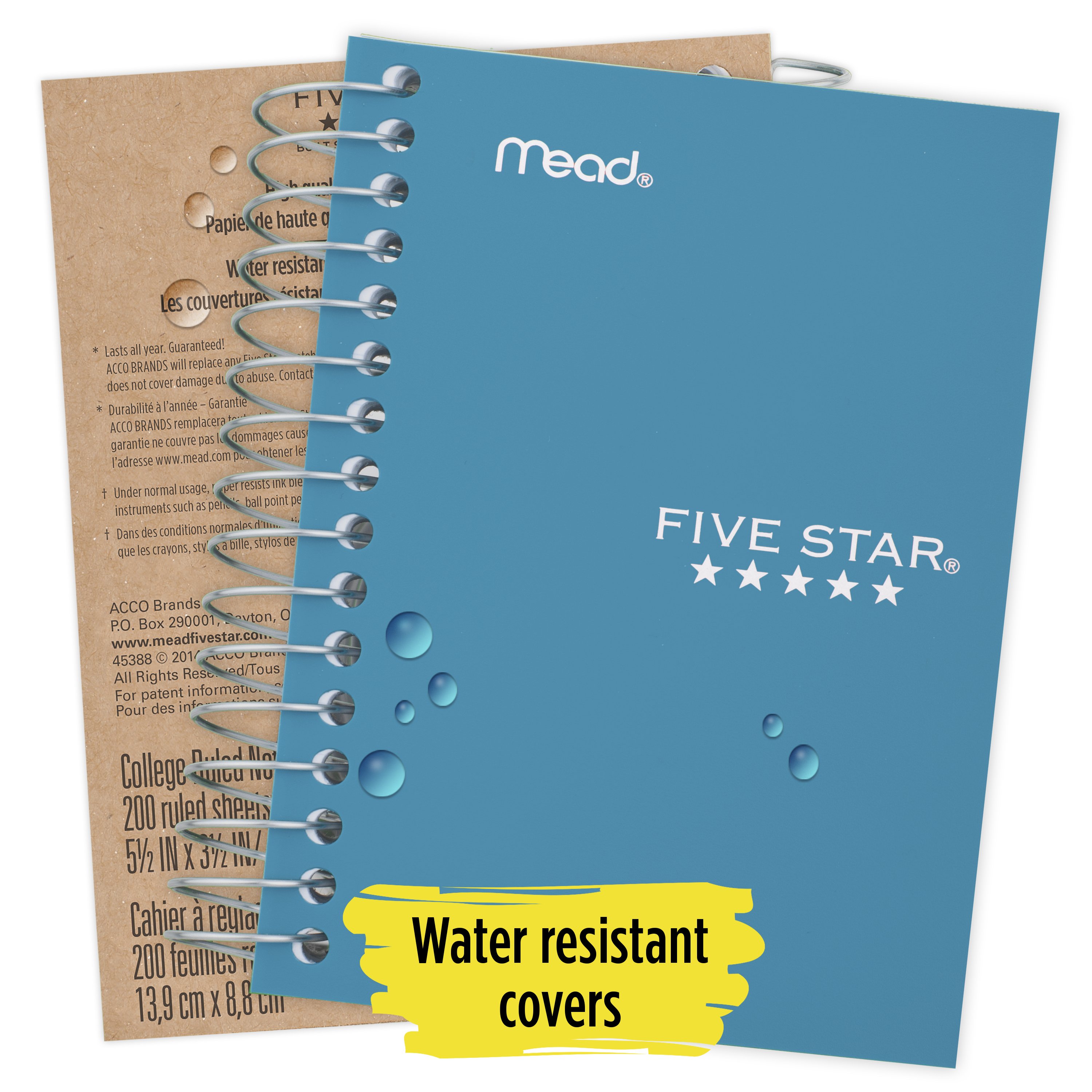 Five Star Fat Lil' Spiral Notebook, College Ruled, Tidewater (450021CG1-WMT) - image 4 of 9
