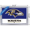 thumbnail image 2 of NFL Baltimore Ravens - Logo 21 Wall Poster, 22.375" x 34" Framed, 2 of 4